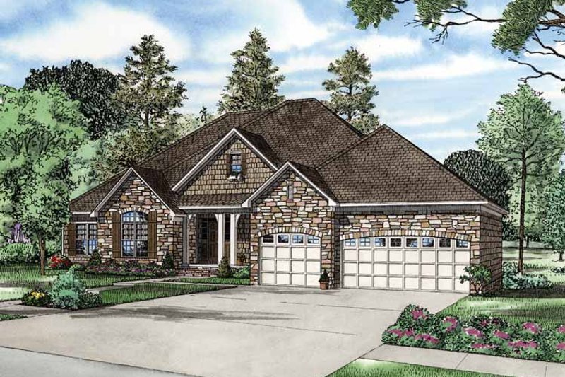 Architectural House Design - Contemporary Exterior - Front Elevation Plan #17-2763