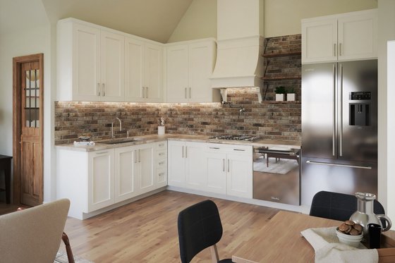 Interior - Kitchen for Traditional House Plan #54-569, 1 bath