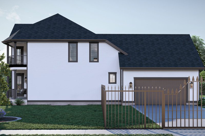 Architectural House Design - Exterior - Other Elevation 1 for Victorian House Plan #455-497 - 4 bed, 2.5 bath