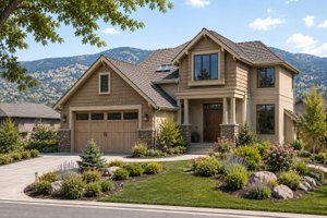 Home Plan - Exterior - Front Elevation for Farmhouse House Plan #1100-170 - 3 bed, 2.5 bath