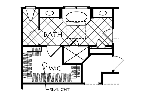 Floor Plan - Main Floor 1 for Bungalow House Plan #927-504 - 4 bed, 3 bath