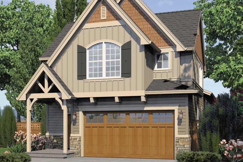 House Design - Craftsman Exterior - Front Elevation Plan #48-552
