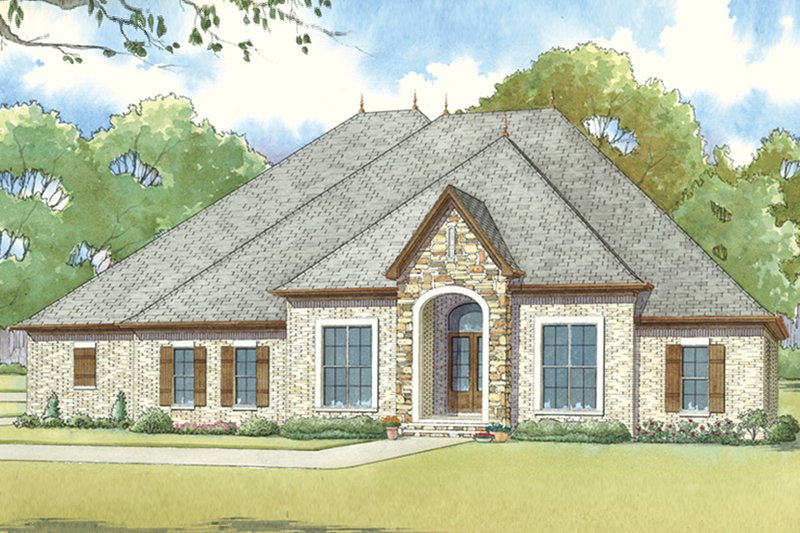 Home Plan - European Exterior - Front Elevation Plan #17-3412