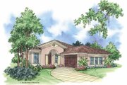 Mediterranean Style House Plan - 2 Beds 2 Baths 1281 Sq/Ft Plan #930-379 