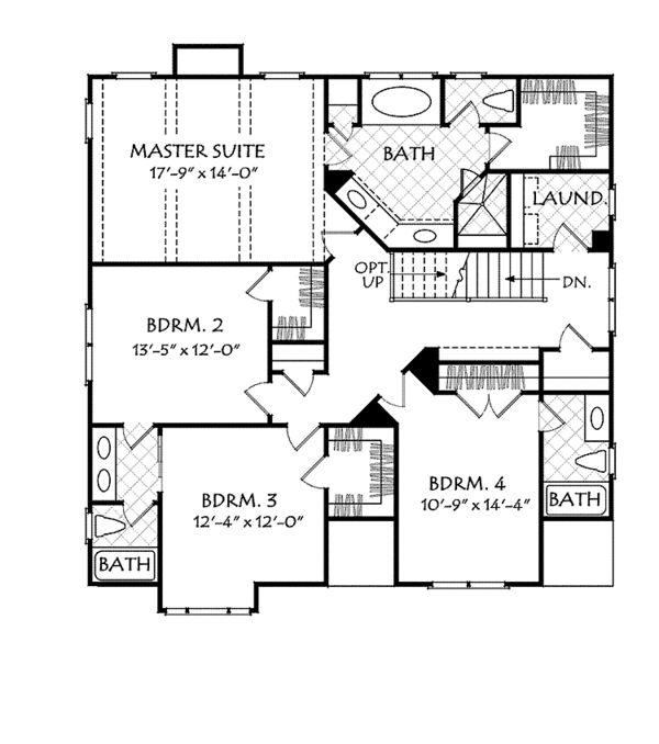 Home Plan - Country Floor Plan - Upper Floor Plan #927-541