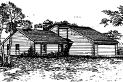Contemporary Style House Plan - 3 Beds 2 Baths 1430 Sq/Ft Plan #30-313 