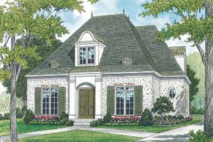 House Design - Exterior - Front Elevation for Country House Plan #453-392 - 3 bed, 2.5 bath