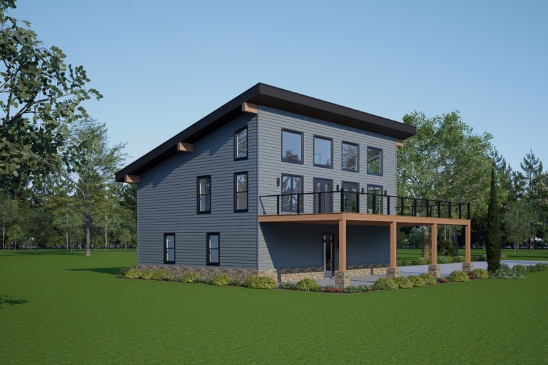 Dream House Plan - Exterior - Other Elevation for Contemporary House Plan #932-1314 - 3 bed, 2.5 bath