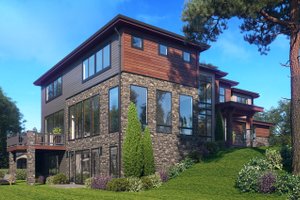 Exterior - Other Elevation for Contemporary House Plan #1066-118 - 5 bed, 5 bath