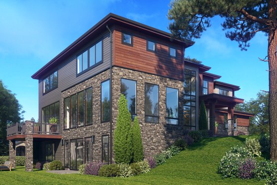Exterior - Other Elevation for Contemporary House Plan #1066-118 - 5 bed, 5 bath