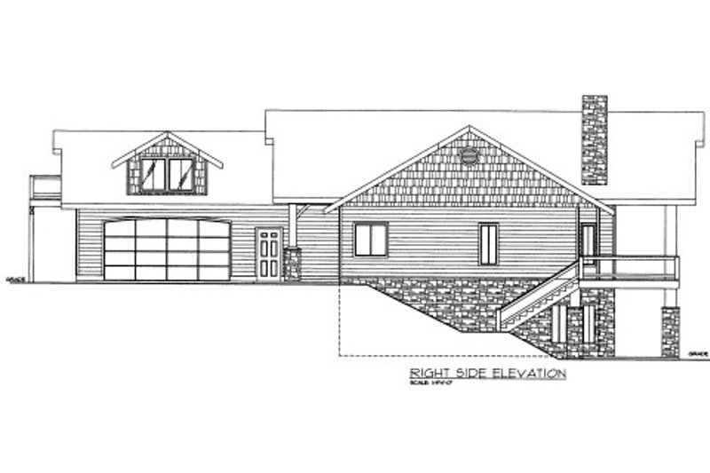 Architectural House Design - Exterior - Other Elevation for Bungalow House Plan #117-619 - 2 bed, 2.5 bath