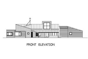 Exterior - Other Elevation 5 for Modern House Plan #433-2 - 3 bed, 2.5 bath