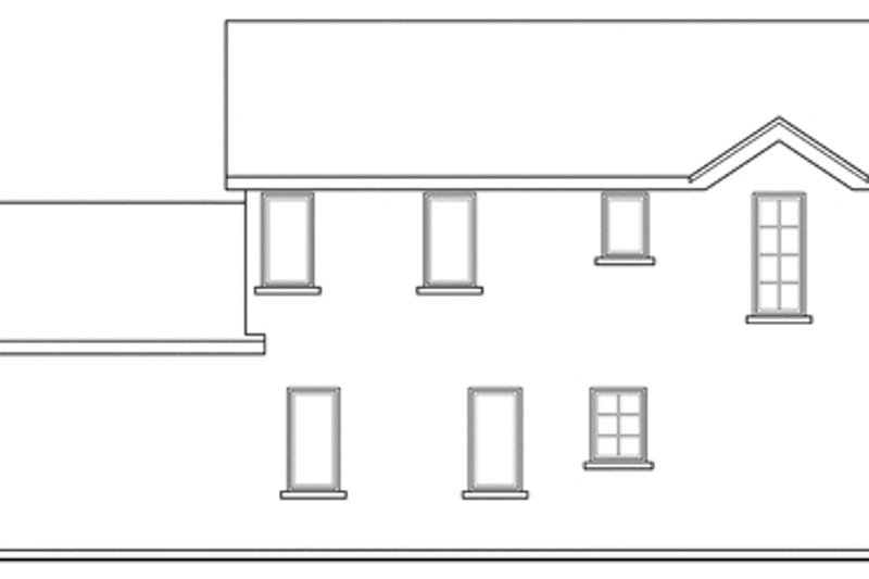 House Plan Design - Exterior - Other Elevation House Plan #124-878 - 3 bed, 2.5 bath