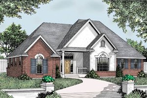 Traditional Exterior - Front Elevation Plan #101-104