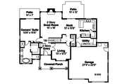Craftsman Style House Plan - 4 Beds 2.5 Baths 2208 Sq/Ft Plan #124-534 