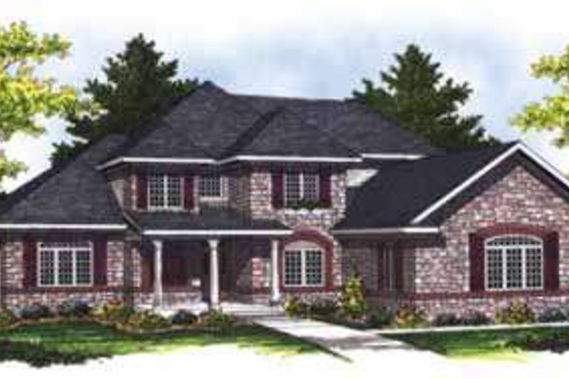 Home Plan - Traditional Exterior - Front Elevation Plan #70-846