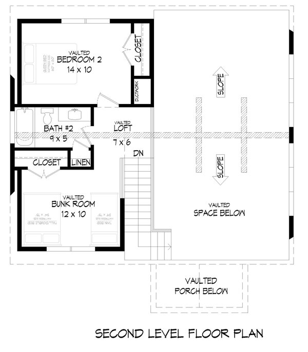 House Plan Design - Traditional Floor Plan - Upper Floor Plan #932-474