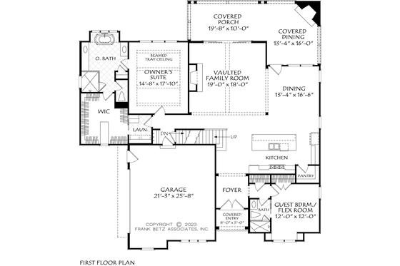 Floor Plan - Main Floor for Traditional House Plan #927-1044 - 4 bed, 3 bath