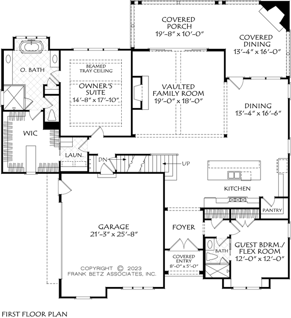 Traditional Floor Plan - Main Floor Plan #927-1044