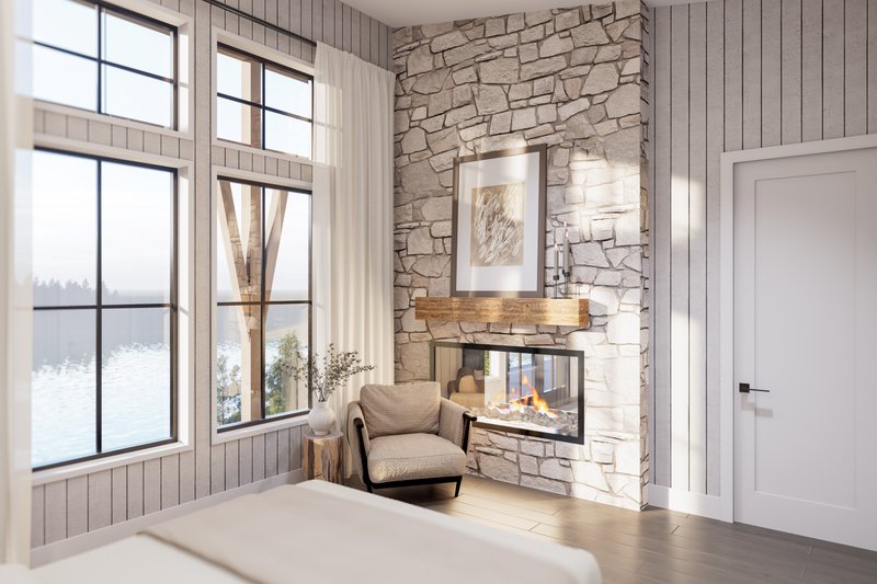 Home Plan - Interior - Master Bedroom 1 for Cabin House Plan #1114-6 - 3 bed, 2 bath