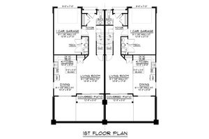 Floor Plan - Main Floor for Modern House Plan #1064-310 - 6 bed, 5 bath