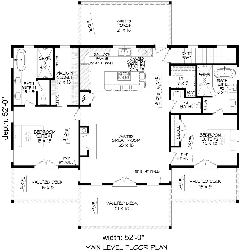 Country Style House Plan 2 Beds 2 5 Baths 1541 Sq Ft Plan 932 1135 country-style-house-plan-2-beds-2-5-baths-1541-sq-ft-plan-932-1135
