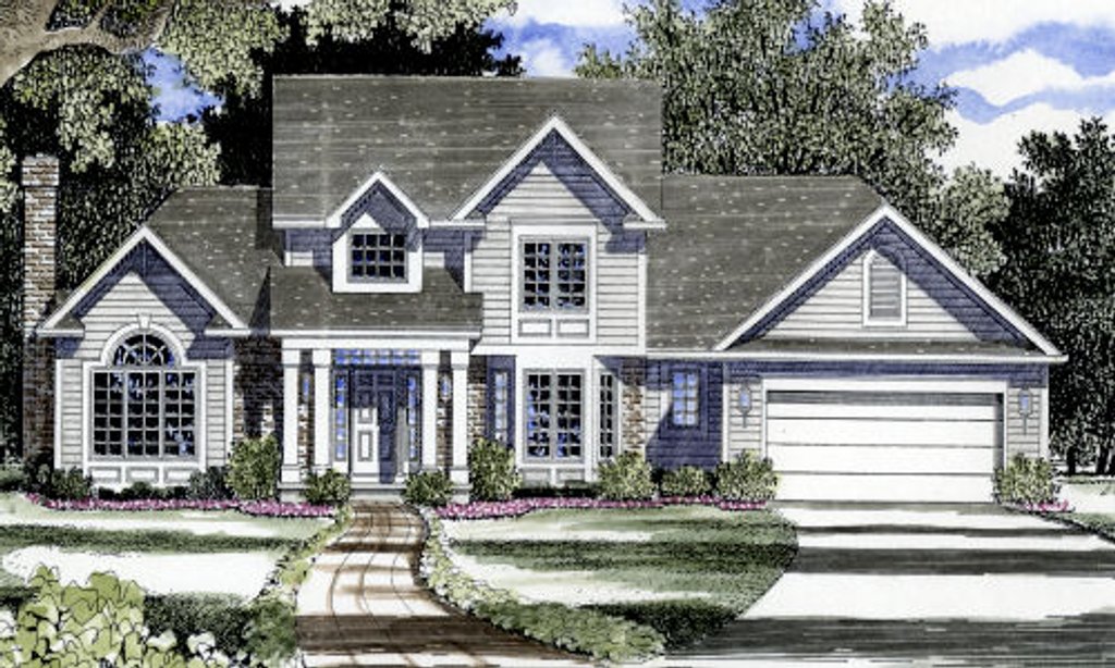 Country Style House Plan - 5 Beds 2.5 Baths 2459 Sq/Ft Plan #316-103