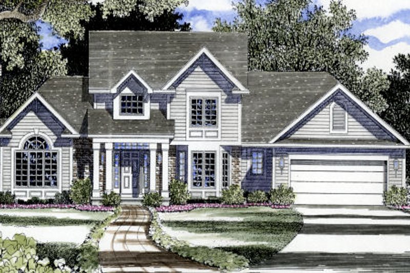 Country Style House Plan - 5 Beds 2.5 Baths 2459 Sq/Ft Plan #316-103