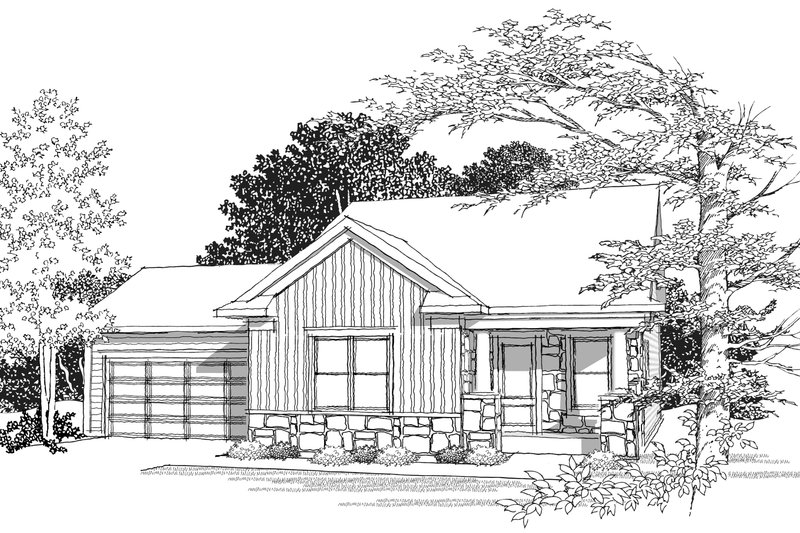 Dream House Plan - Photo for Ranch House Plan #70-1018 - 2 bed, 2 bath