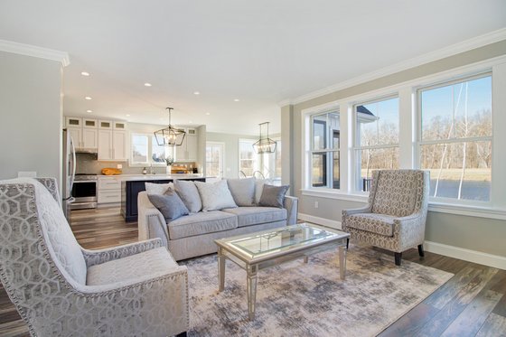 Interior - Family Room for Farmhouse House Plan #928-301 - 4 bed, 3.5 bath