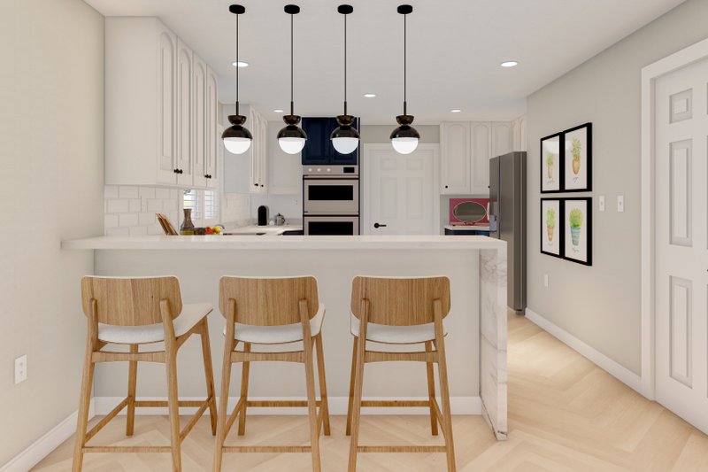 House Design - Interior - Kitchen 1 for Traditional House Plan #1060-17 - 7 bed, 4 bath
