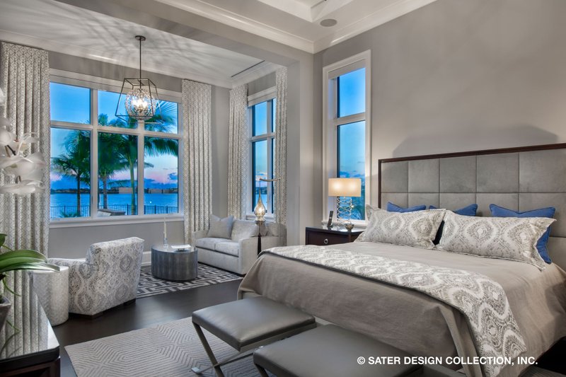Architectural House Design - Interior - Master Bedroom for Contemporary House Plan #930-513 - 5 bed, 5.5 bath