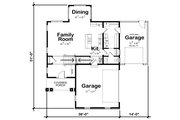 Traditional Style House Plan - 4 Beds 2.5 Baths 2257 Sq/Ft Plan #20-2346 
