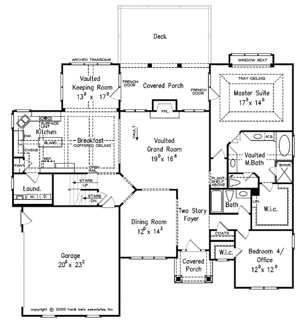 Home Plan - Craftsman Floor Plan - Main Floor Plan #927-336