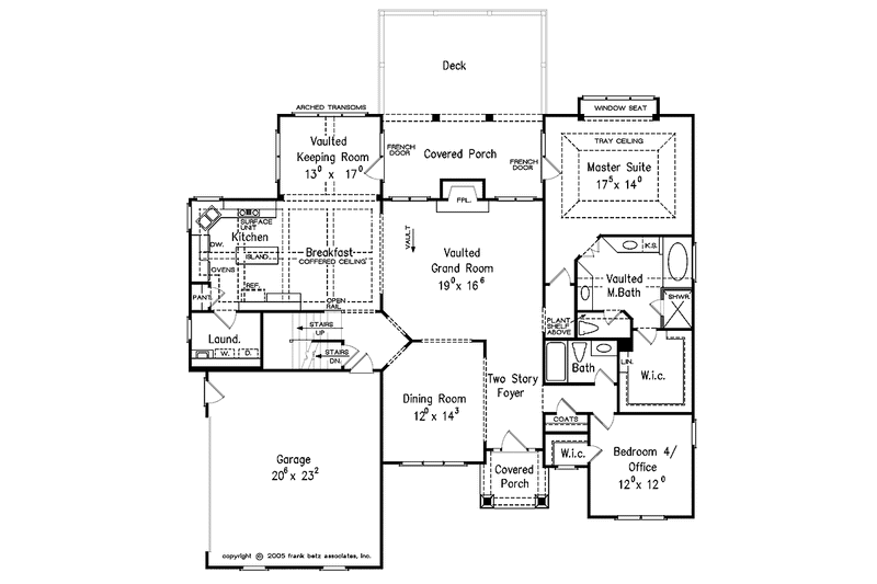 Dream House Plan - Floor Plan - Main Floor for Craftsman House Plan #927-336 - 4 bed, 4 bath