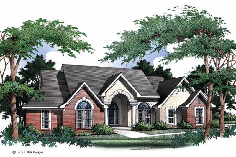 Architectural House Design - Ranch Exterior - Front Elevation Plan #952-1