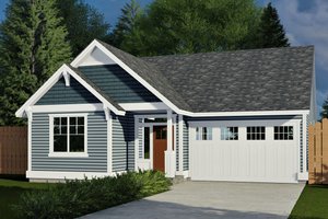 Dream House Plan - Cottage Exterior - Front Elevation Plan #53-623