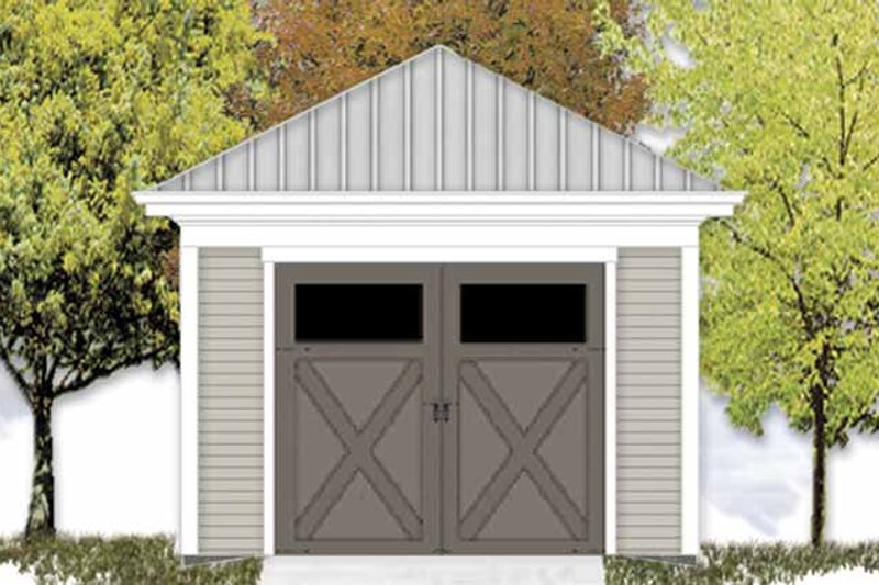 House Blueprint - Exterior - Front Elevation Plan #306-124