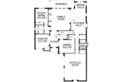 European Style House Plan - 5 Beds 4 Baths 4286 Sq/Ft Plan #141-102 