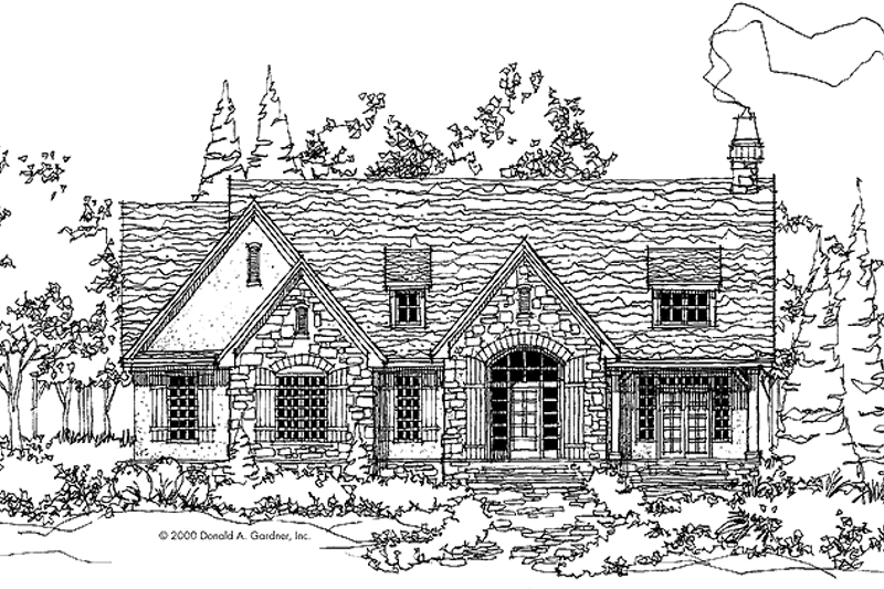 Home Plan - Exterior - Front Elevation 3 for Country House Plan #929-569 - 3 bed, 2.5 bath