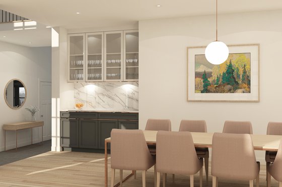 Interior - Dining Room for Farmhouse House Plan #23-2688 - 5 bed, 3 bath