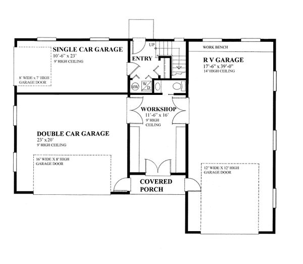 Home Plan - Country Floor Plan - Main Floor Plan #118-139