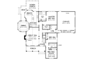 Country Style House Plan - 3 Beds 2 Baths 1819 Sq/Ft Plan #929-579 Floor 