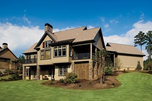Exterior - Rear Elevation 4 for European House Plan #929-891 - 4 bed, 4 bath
