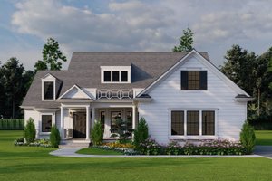 Country Exterior - Front Elevation Plan #923-35