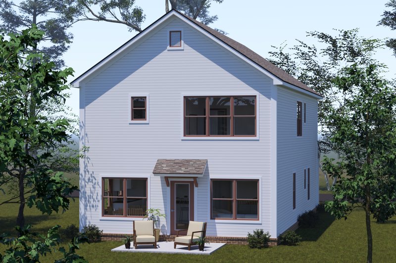 House Blueprint - Exterior - Other Elevation 1 for Cottage House Plan #513-2327 - 4 bed, 3.5 bath