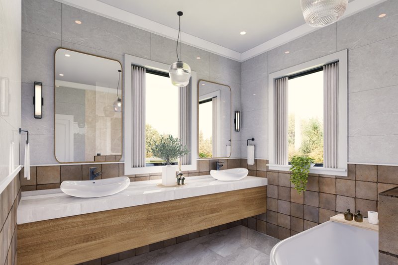 Home Plan - Interior - Bathroom for Contemporary House Plan #54-688 - 3 bed, 2 bath