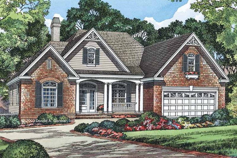 Dream House Plan - Exterior - Front Elevation 3 for Country House Plan #929-542 - 3 bed, 2 bath