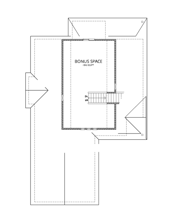 Farmhouse Floor Plan - Upper Floor Plan #112-186