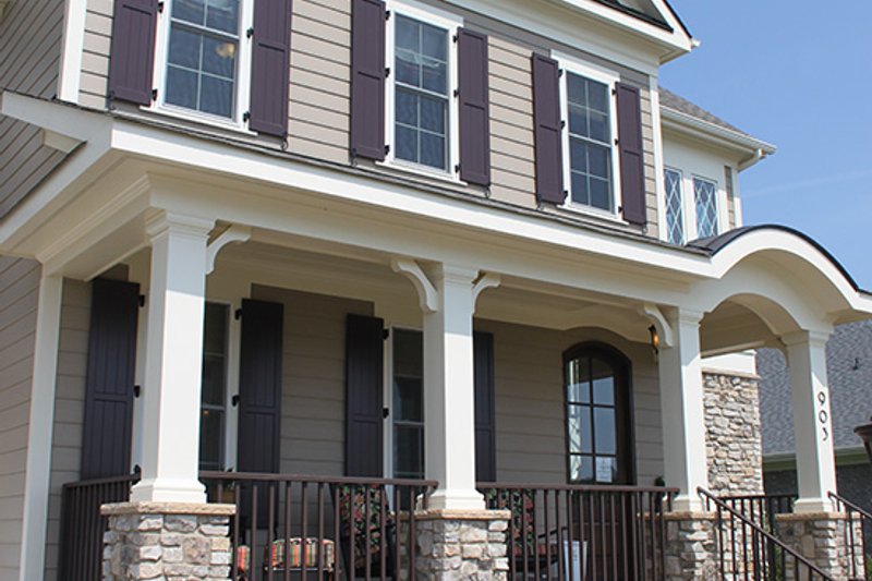 Dream House Plan - Exterior - Front Elevation 5 for Traditional House Plan #927-938 - 4 bed, 3.5 bath